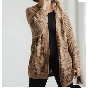 CJLA Gwenyth Cardigan Tan Size M/L